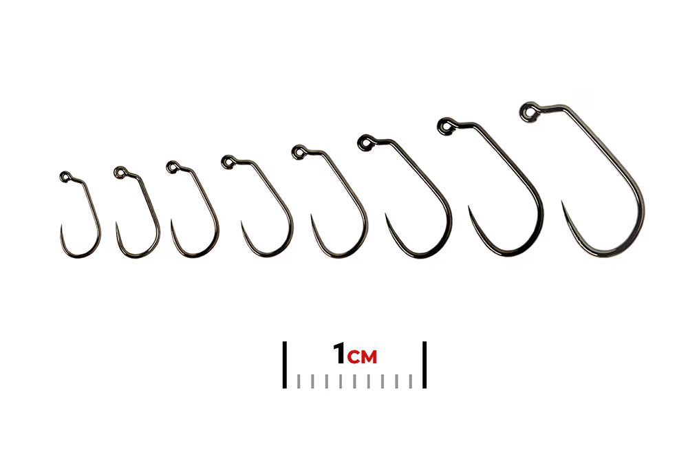 barbless fishing hooks sizes Carp 50~100Pcs Barbed/Barbless Fishing Hooks Fly Curved 9km-dwlife It has a 3X long shank and comes in sizes #14#6 FUSIGO Barbless Fishing Hooks Kit,